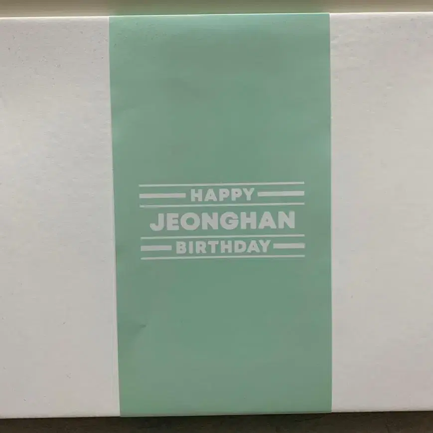 세븐틴 정한 생일박스 ver.2 판매(키링X)