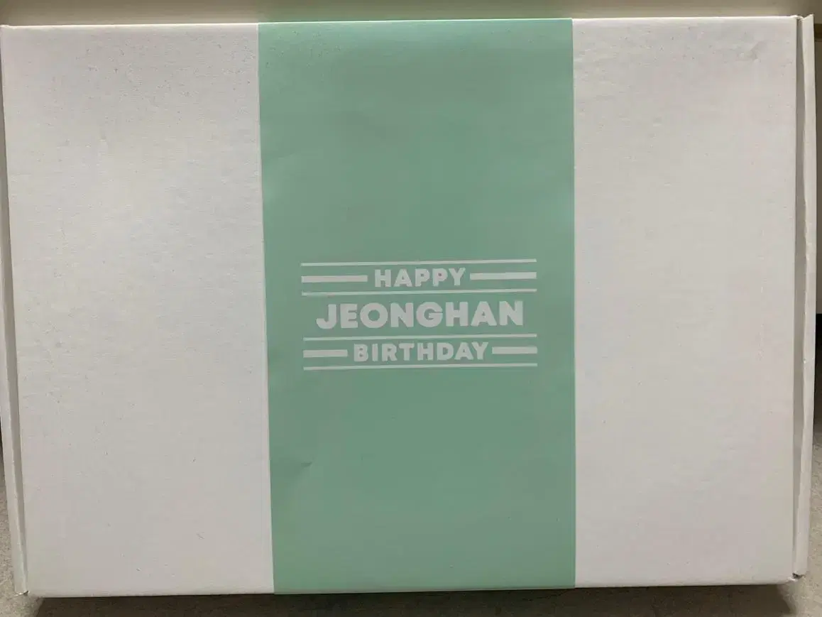 세븐틴 정한 생일박스 ver.2 판매(키링X)