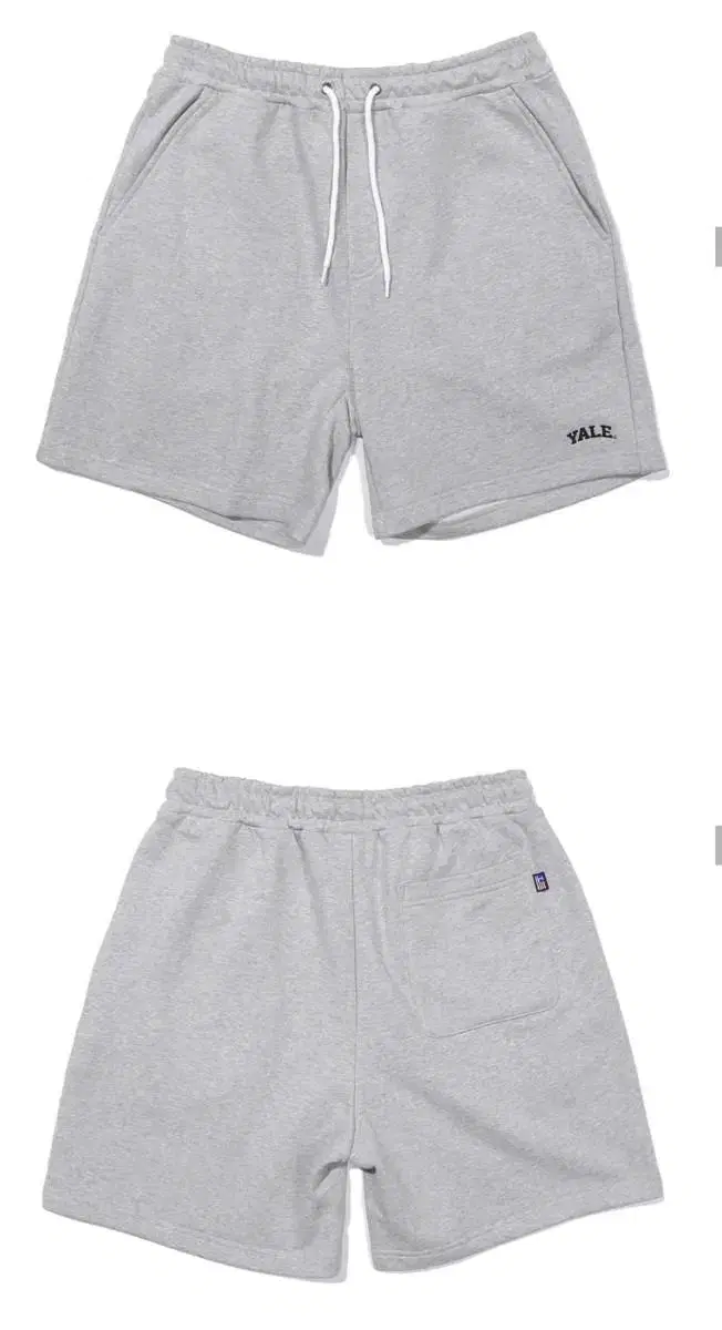 [YALE] SMALL ARCH SWEAT SHORTS GRAYL사이즈