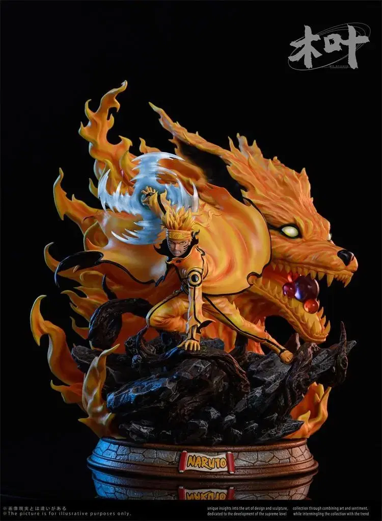 [New Release] Naruto MUYE 4th Ninja War Kurama Naruto Resin Statue Statues