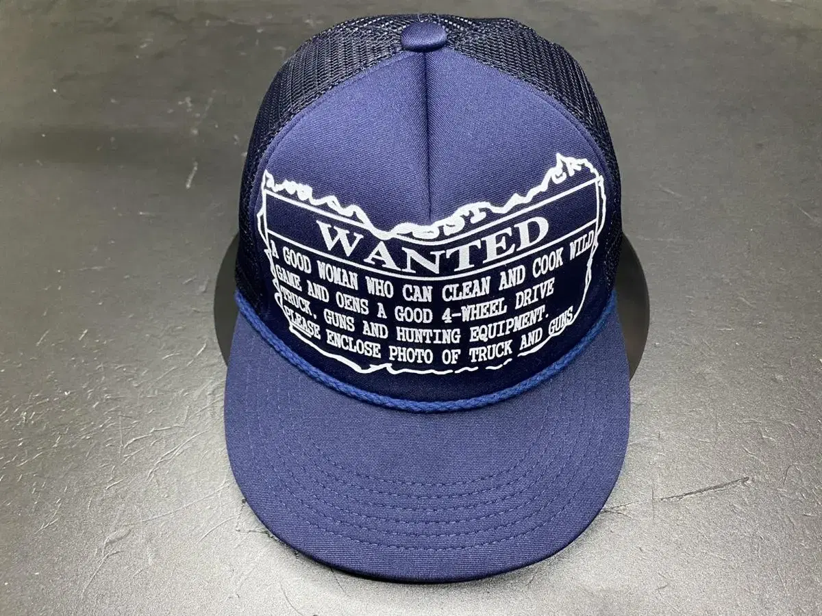 WANTED vintage trucker cap