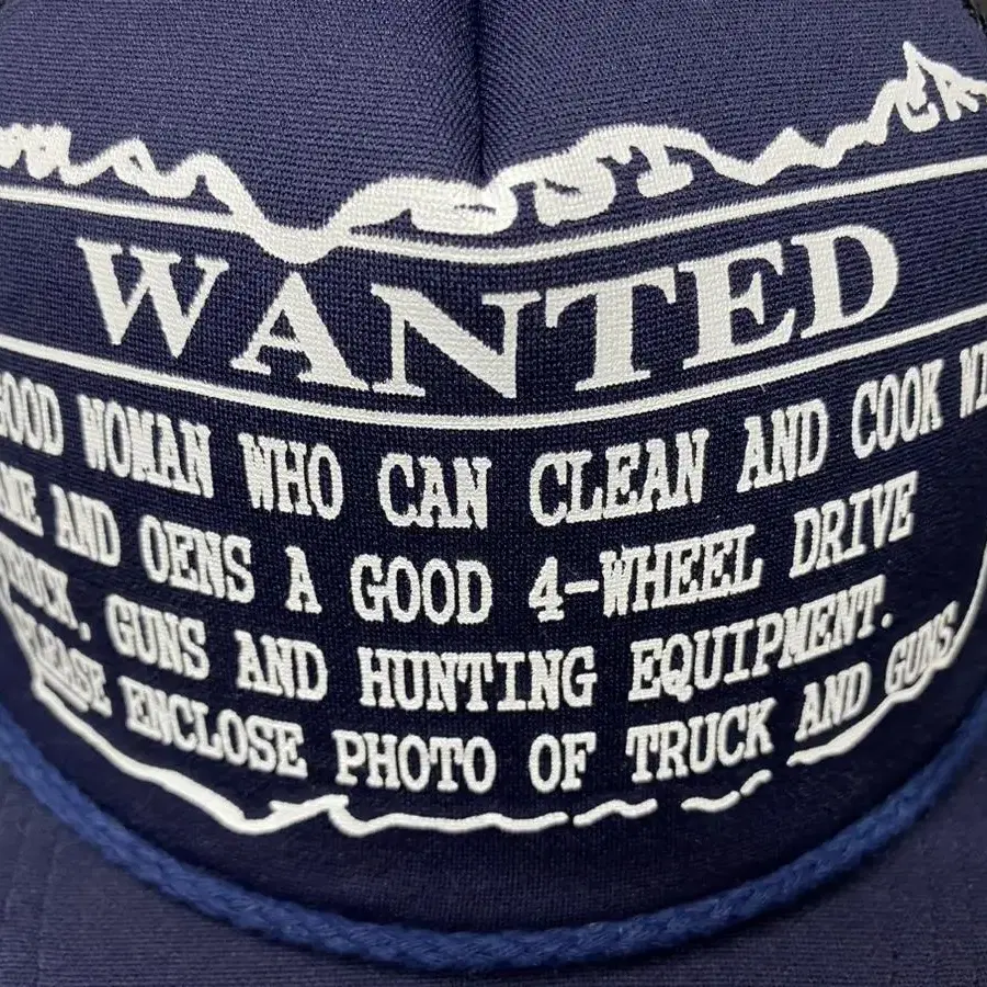 WANTED vintage trucker cap