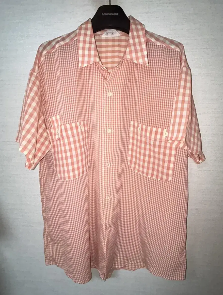 Men's linen short sleeve shirt