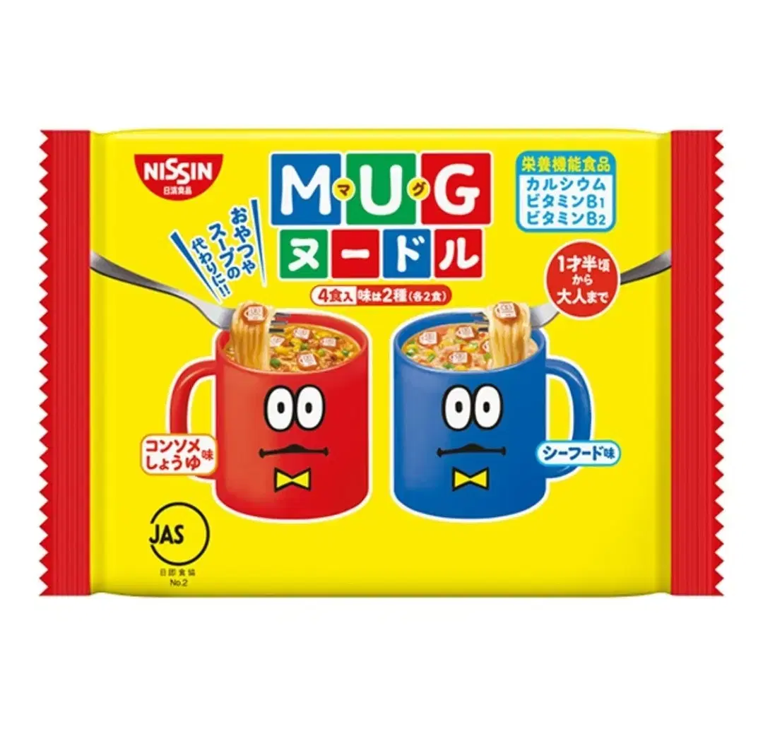 Nissin Mug 4-pack