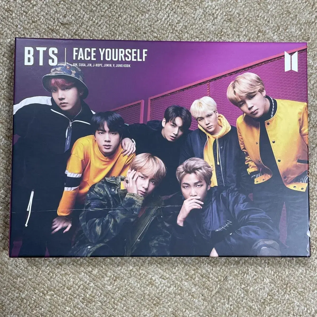 bts 초회한정반 face your self 페이스 u얼셀셀로 팔아요.