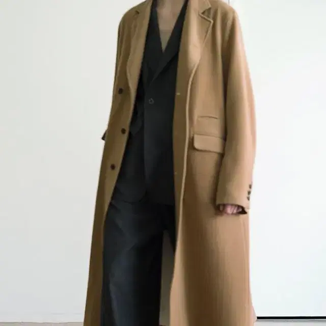 Sunsea 선시 - 18AW RAKUDA COAT 카멜 코트