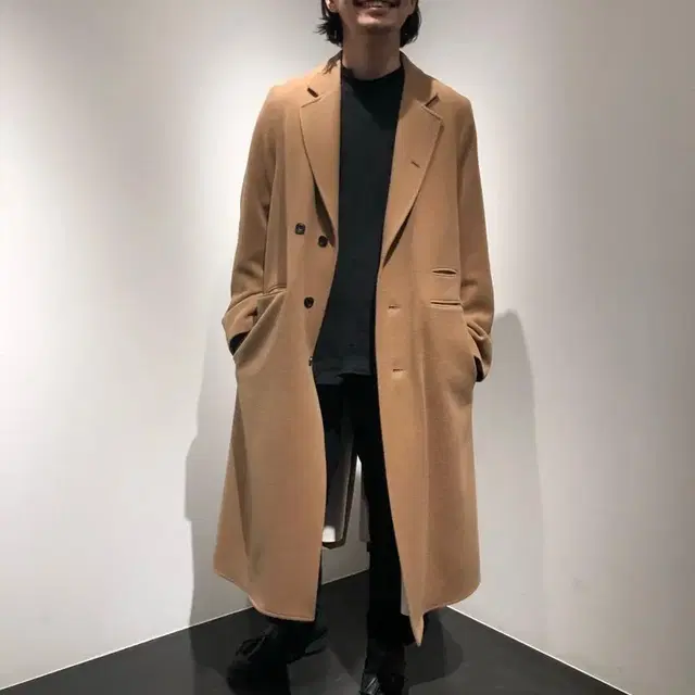 Sunsea 선시 - 18AW RAKUDA COAT 카멜 코트