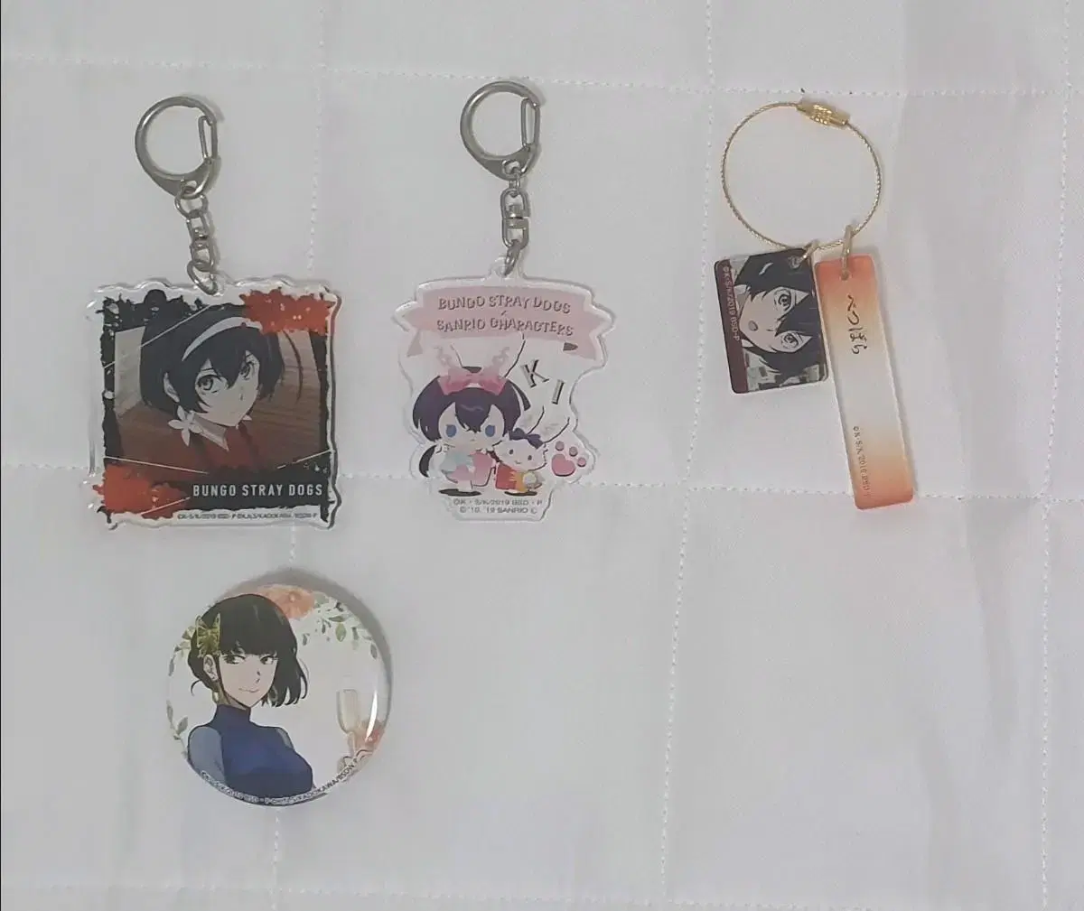 Moonsdog Izumi Kyoka keyring Akiko Yosano Canvasser