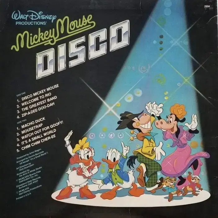 미키마우스 디스코 LP! Mickey Mouse Disco LP