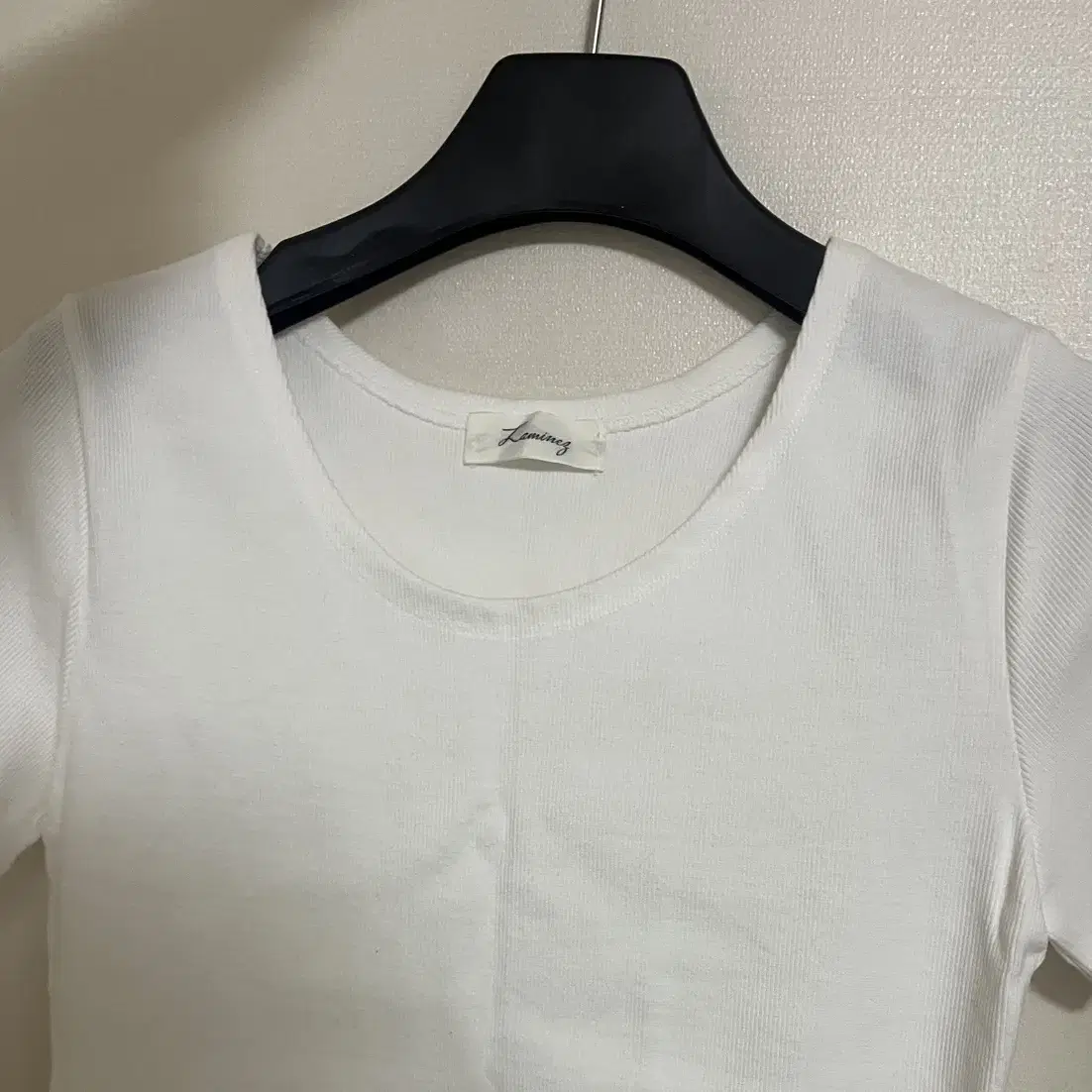 라미네즈 티셔츠 Ovel neck Short sleeved T-shirt