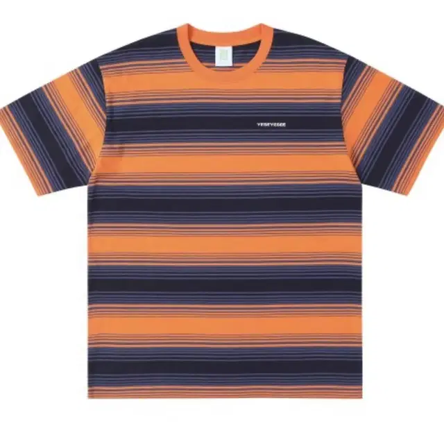 예스아이씨 반팔 오렌지 Y.E.S Stripe Tee Orange