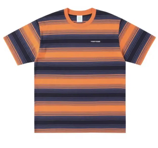 예스아이씨 반팔 오렌지 Y.E.S Stripe Tee Orange