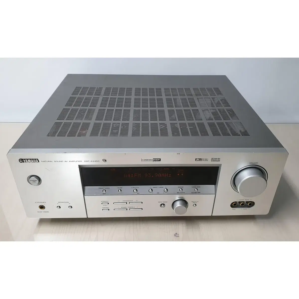 야마하 AV Receiver 앰프 DSP-AX450 리모컨포함(2004)