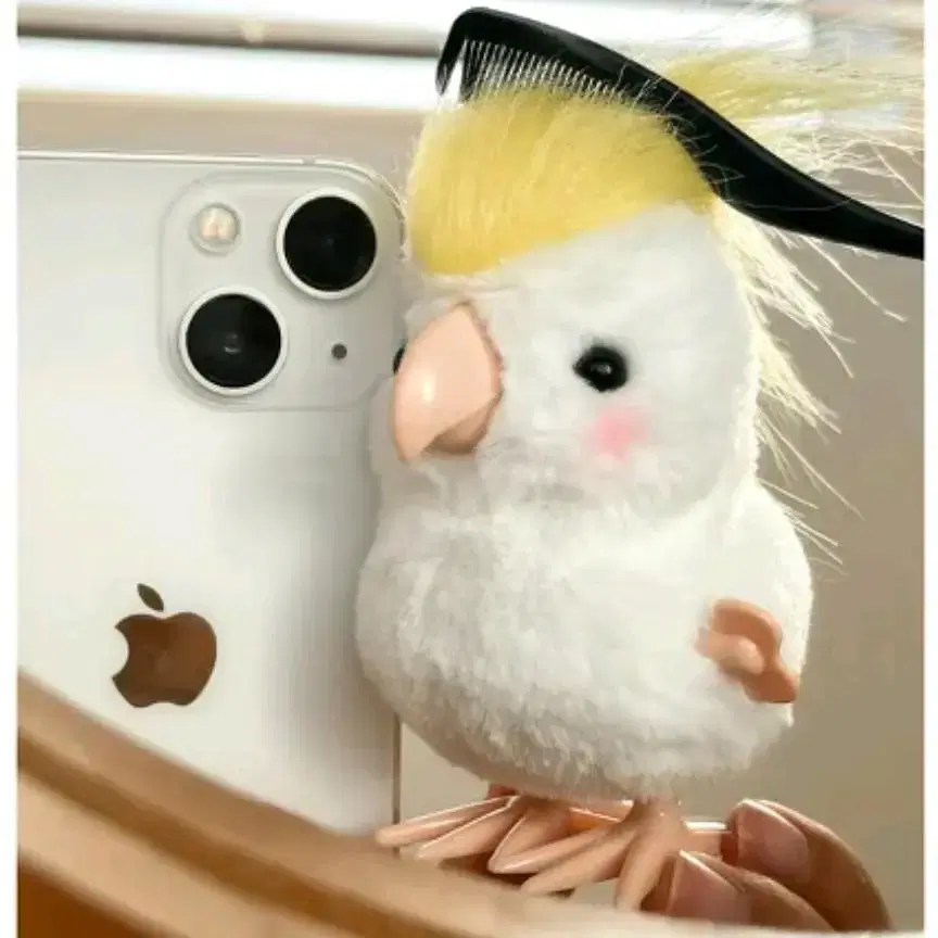 [unsealed] pet parrot doll + comb