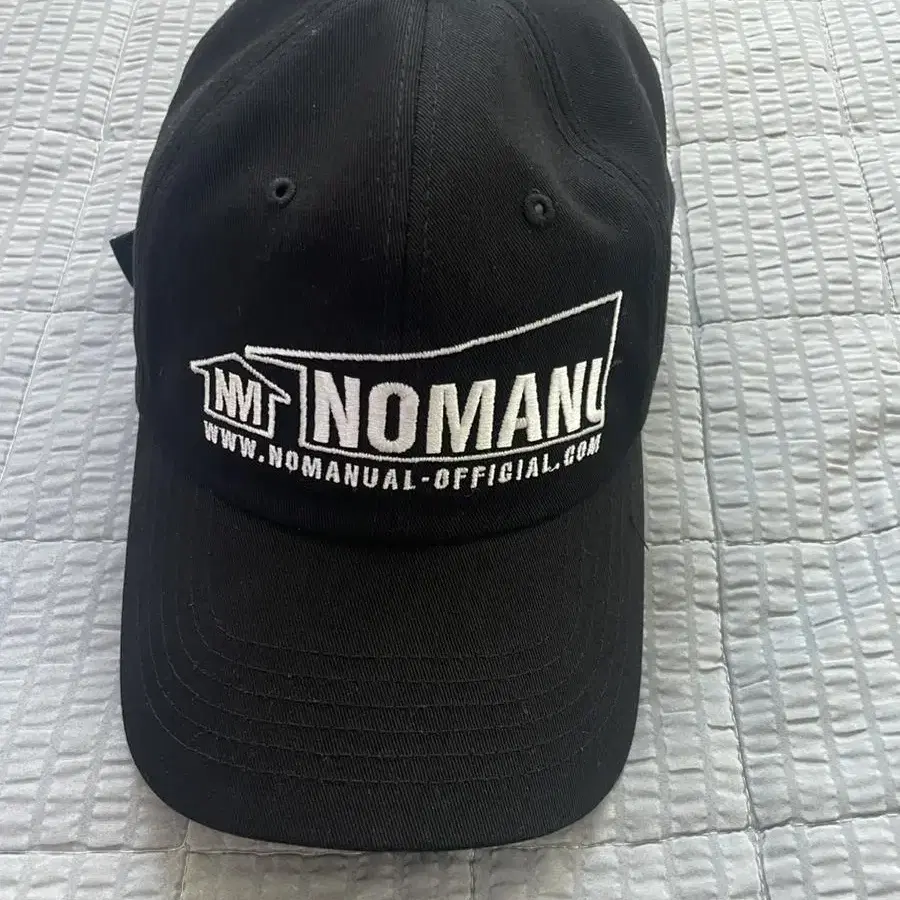 노매뉴얼 NM HOUSE BALL CAP 블랙 판매합니다