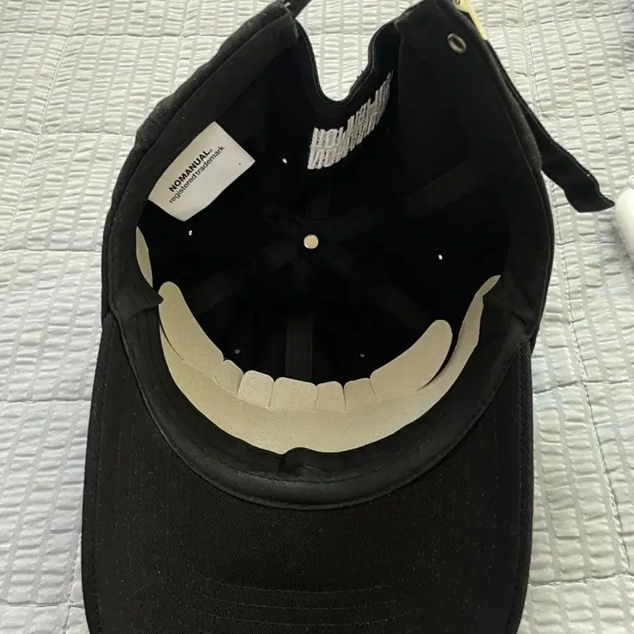 노매뉴얼 NM HOUSE BALL CAP 블랙 판매합니다