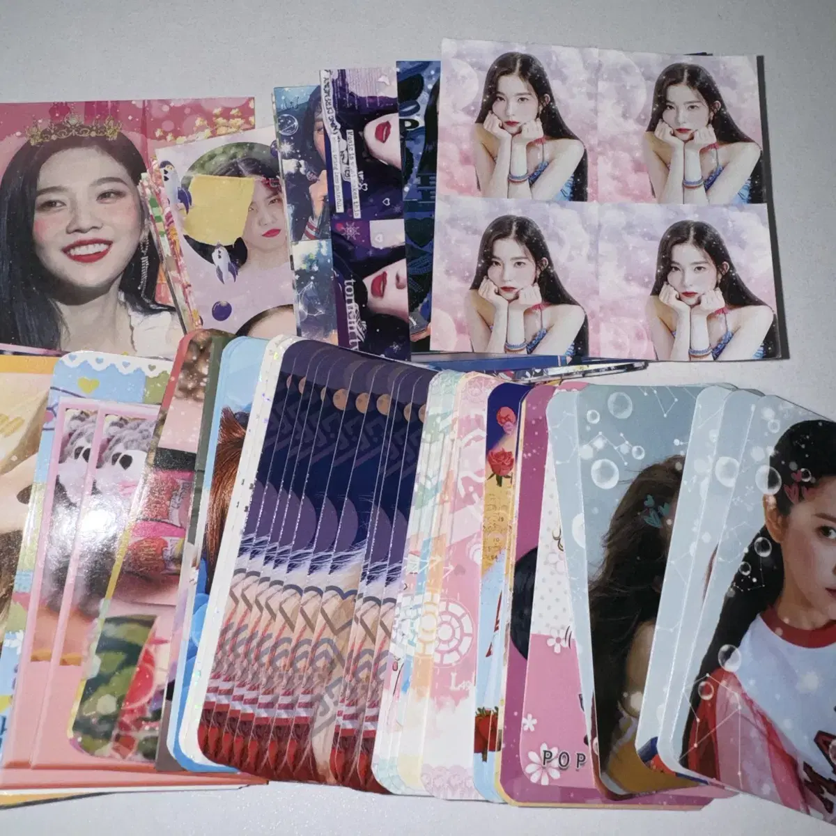 Bulk) red velvet unofficial goods photocard postcard sticker wts sell photocards privategoods