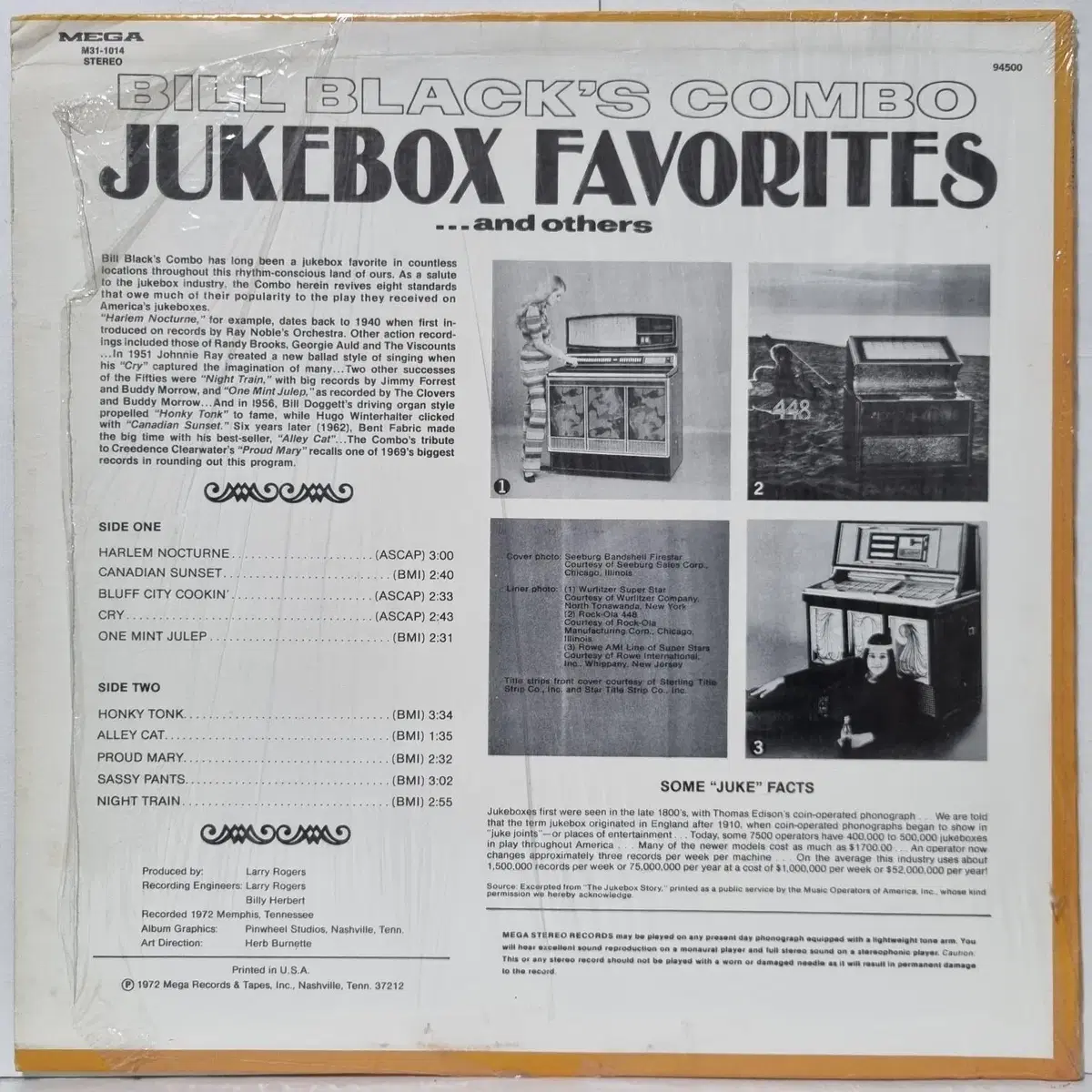 Bill Black's Combo - Jukebox Favorites