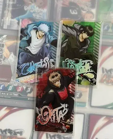 Gintoki Gintoki Hijikata Sogo Skate Status Acrylic Card