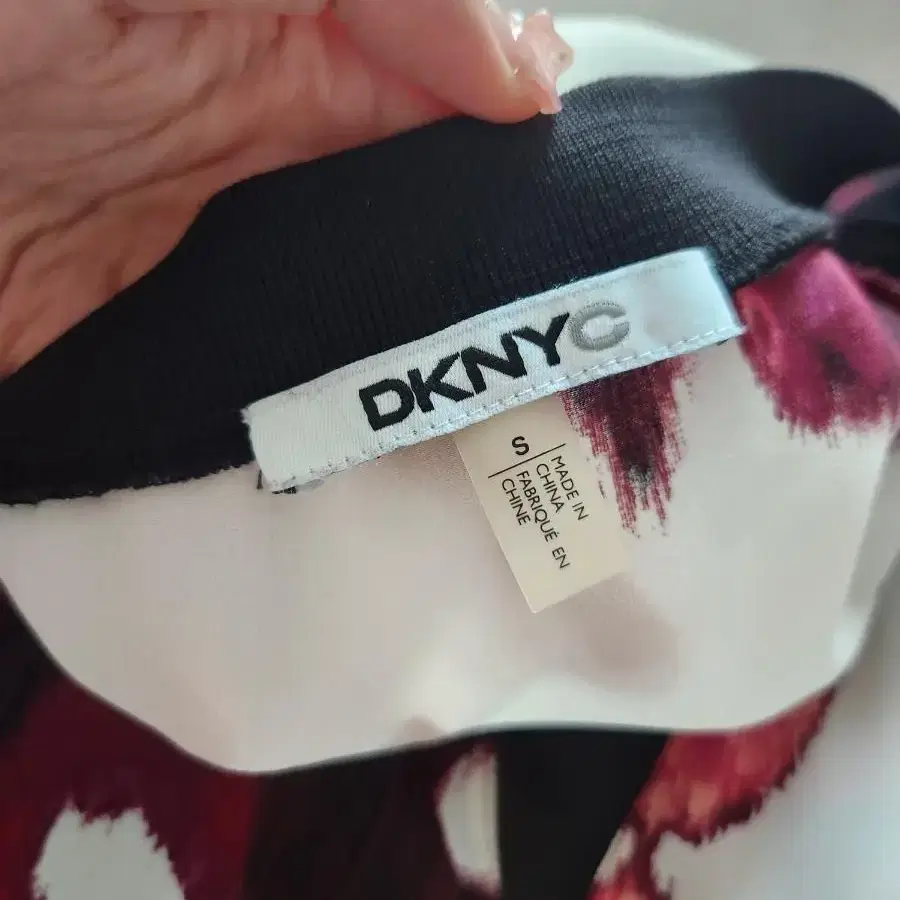 DKNY C 여성 시스루 블라우스 반팔 여름블라우스 S