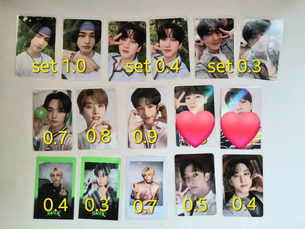 Skz straykids Pacific Shinhan Card Exhibition photocard fanmeeting Concert Chupol WTS