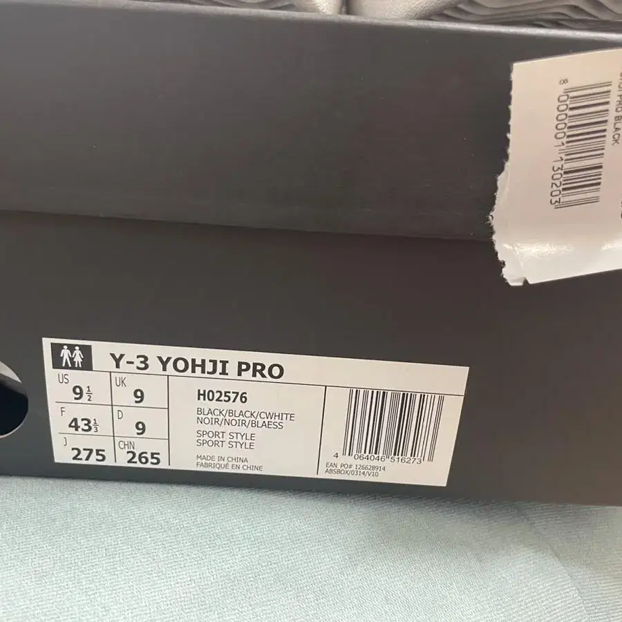 Y3 yohji pro 요지 프로 black white 275