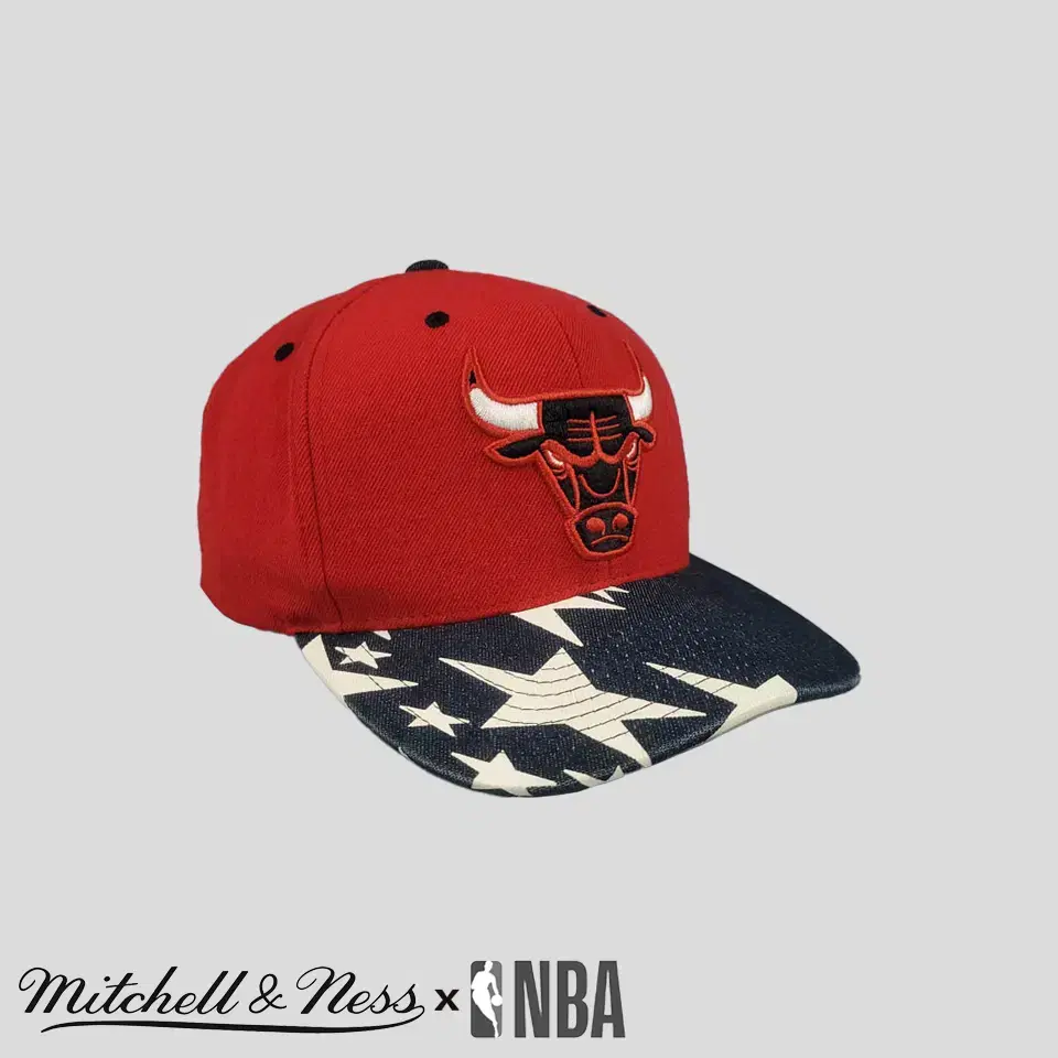 MITCHELL & NESS 미첼 앤 네스 X NBA 엔비에이 레드 데님