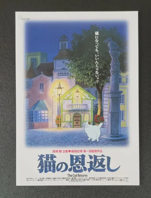 [영화팜플렛] 고양이의 보은 원개봉 B 일본 전단지 (2002) 지브리