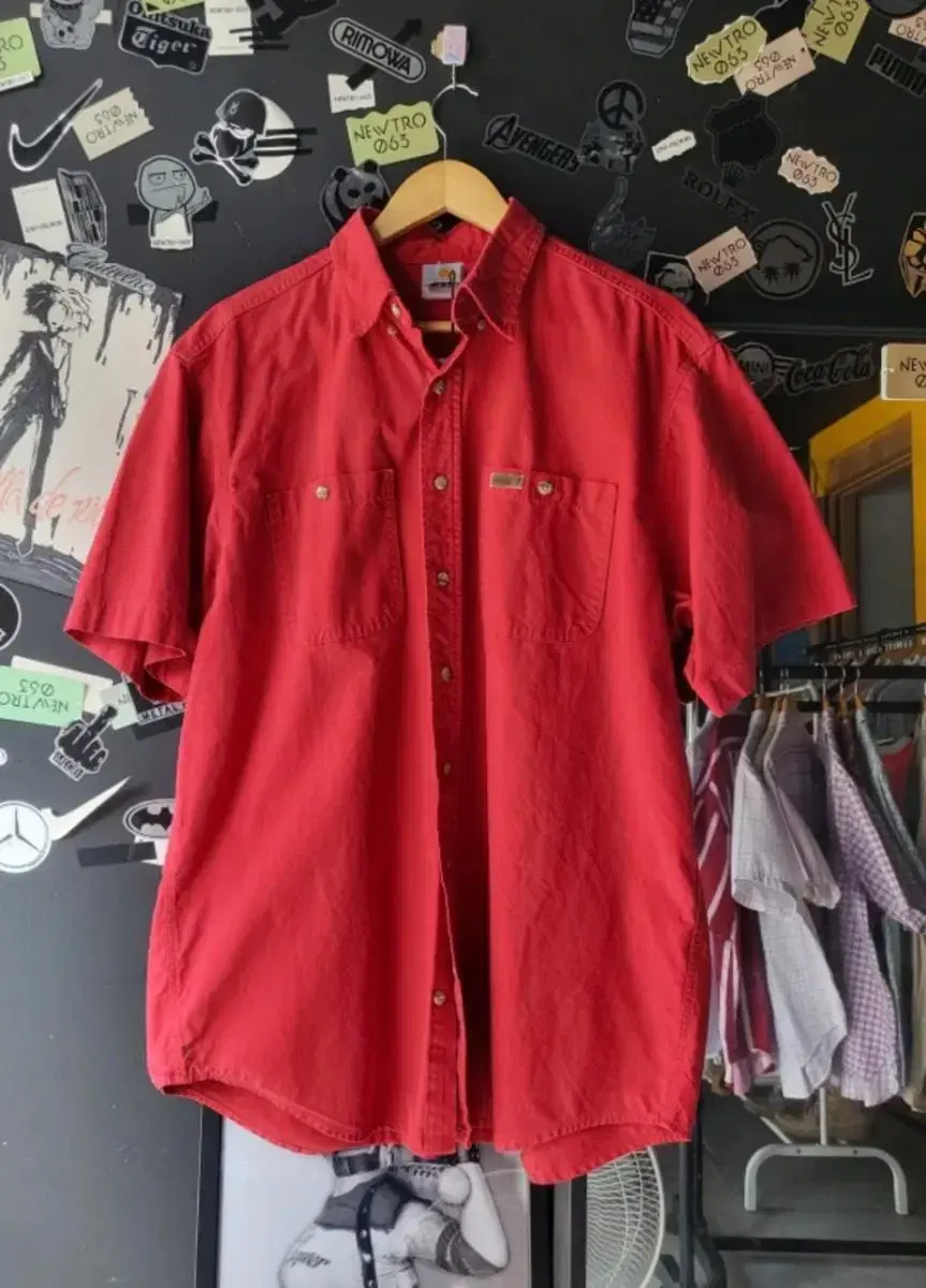 Calhart Short Sleeve Work Shirt 2XL, 115