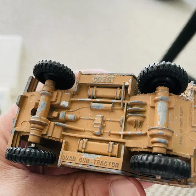 빈티지 미니카 CORGI QUAD GUN TRACTOR