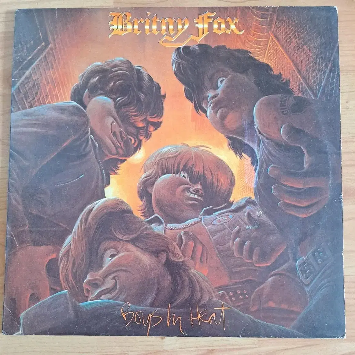 Britny Fox  Boys in heat LP 팝니다