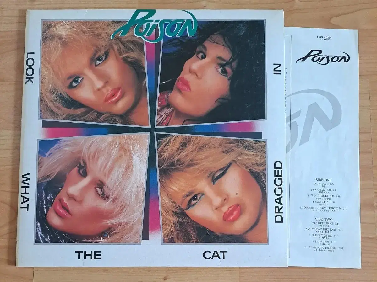 Poison Look what the cat  LP  팝니다