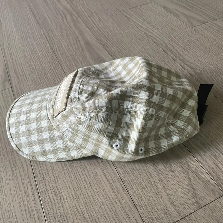 슈프림 모자 (GINGHAM CAMP CAP)