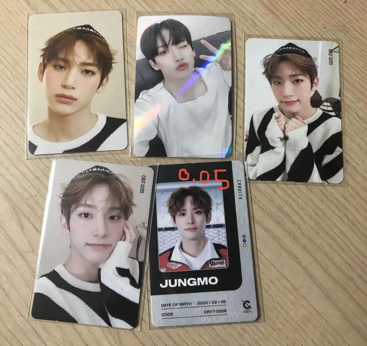 cravity jungmo photocard 4 cut photo