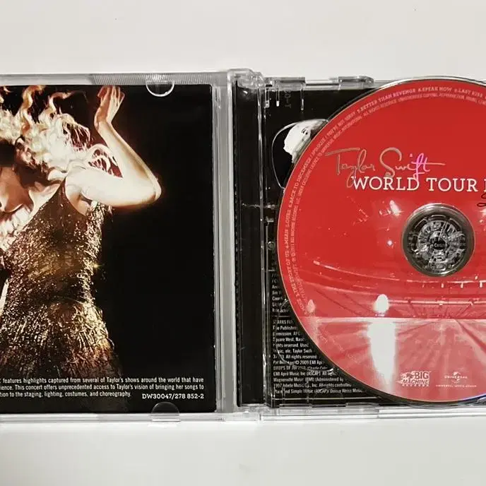 테일러 스위프트 Speak Now Tour Live 앨범 시디 CD