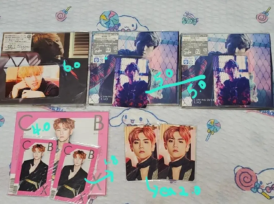 [sold] exo exo album creamsoda baekhyun xiumin exo photocard exo exo