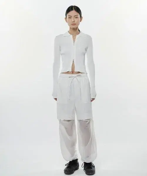 [샵아모멘토]SHEER LAYERED PANTS /white-s size