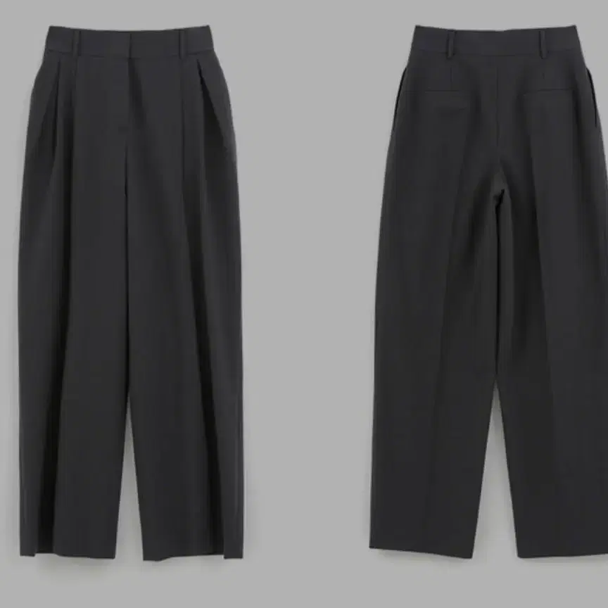 마조네 슬랙스 그레이 WIDE PANTS_COOL GREY 새상품