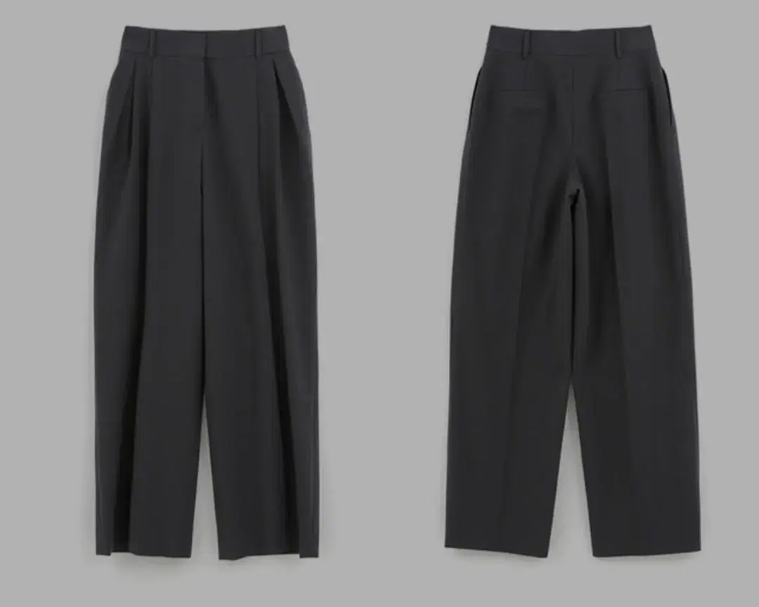 마조네 슬랙스 그레이 WIDE PANTS_COOL GREY 새상품