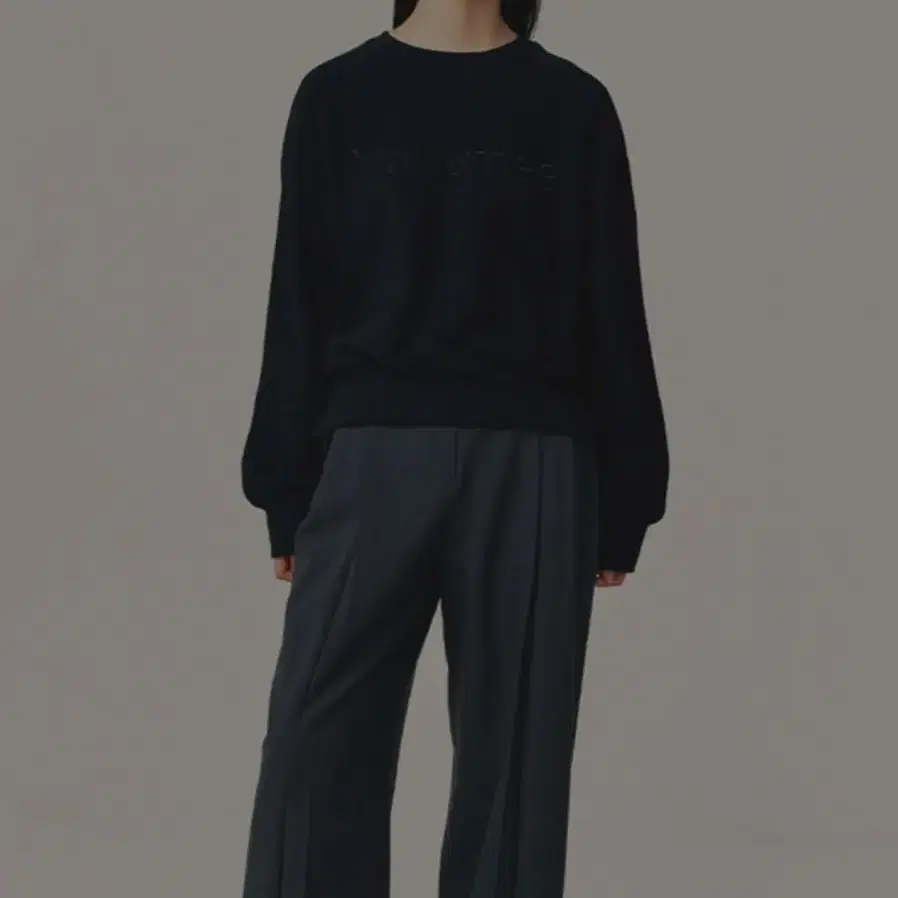 마조네 슬랙스 그레이 WIDE PANTS_COOL GREY 새상품