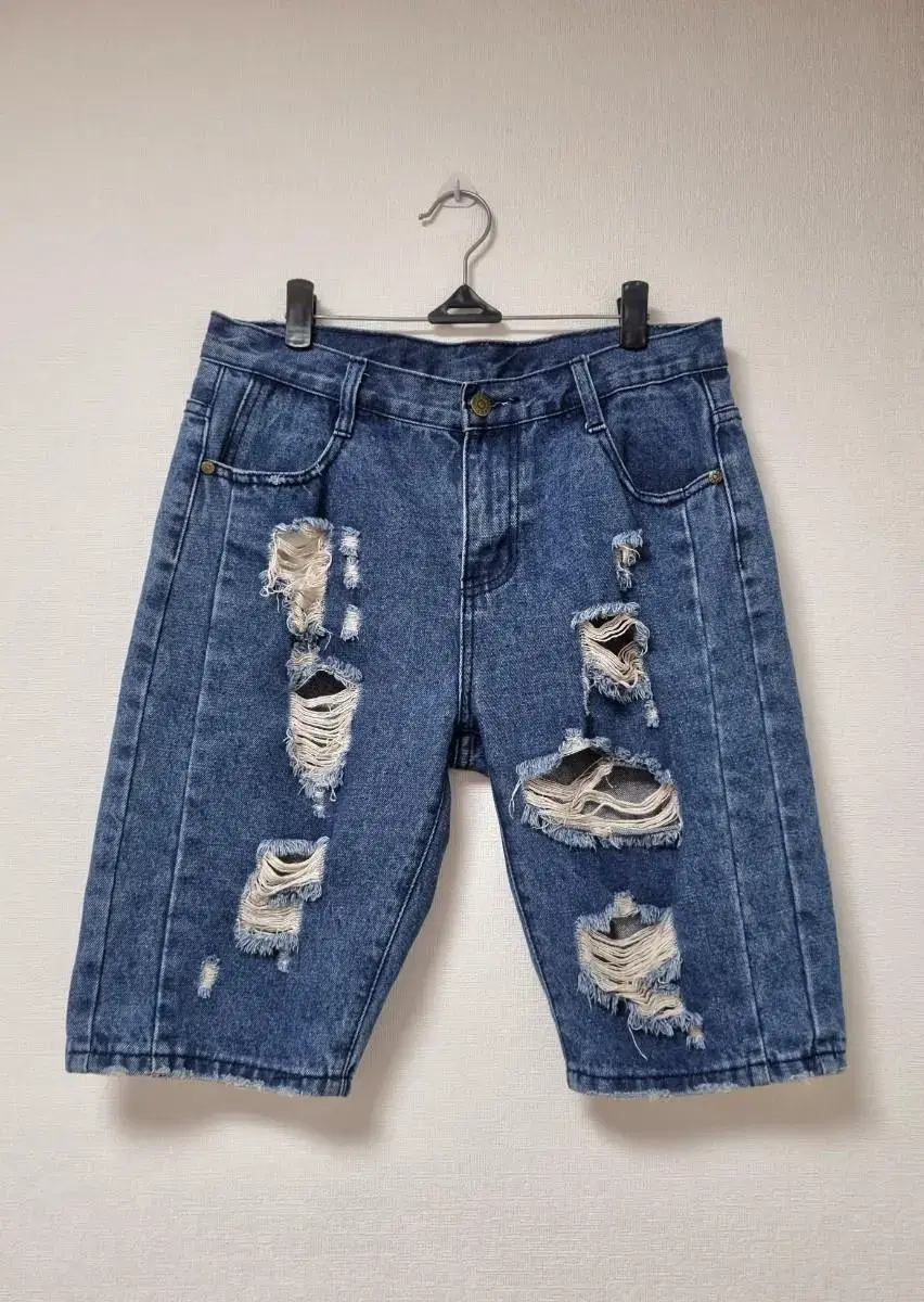 Torn-up jeans