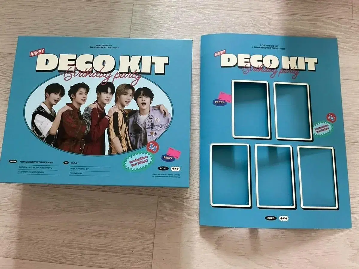 (Half-priced Delivery)(Disposal)TXT 2023 Deco Kit full set I am selling.