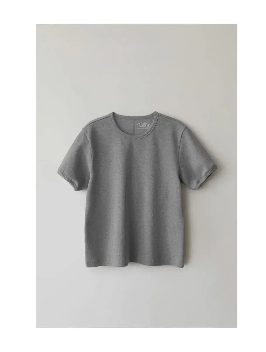 낫띵리튼 반팔 ollie crop t-shirts(light grey)