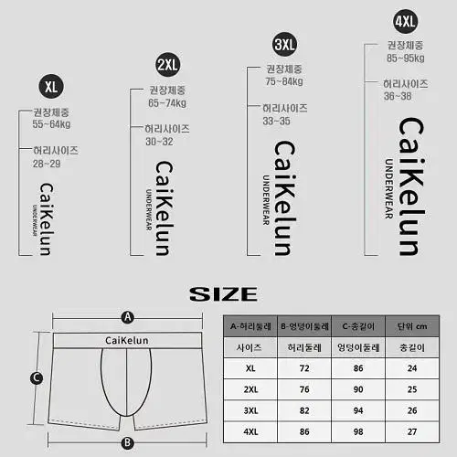 [무료배송] 남자 팬티 속옷 드로즈 5가지 색상 1set