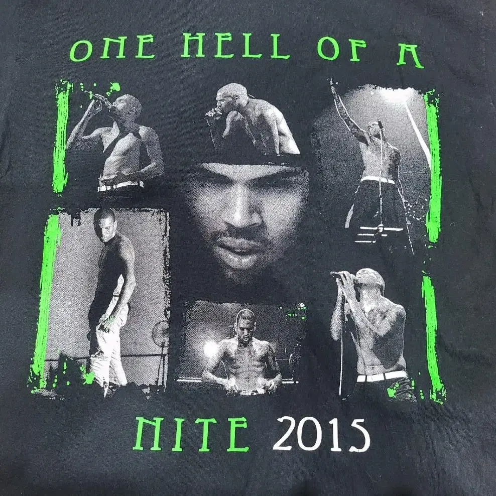 크리스브라운 2015 ONE HELL OF A  NITE TOUR 티셔츠