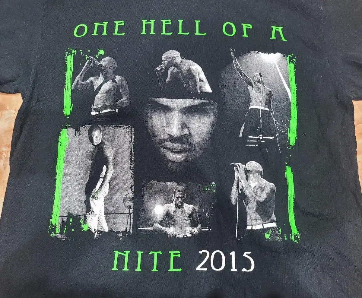 크리스브라운 2015 ONE HELL OF A  NITE TOUR 티셔츠