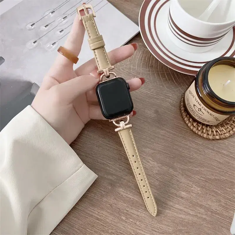 AppleWatch 메탈 레더 스트랩