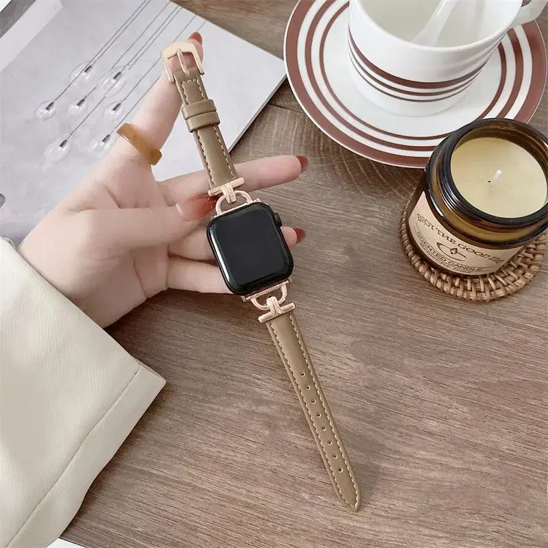 AppleWatch 메탈 레더 스트랩