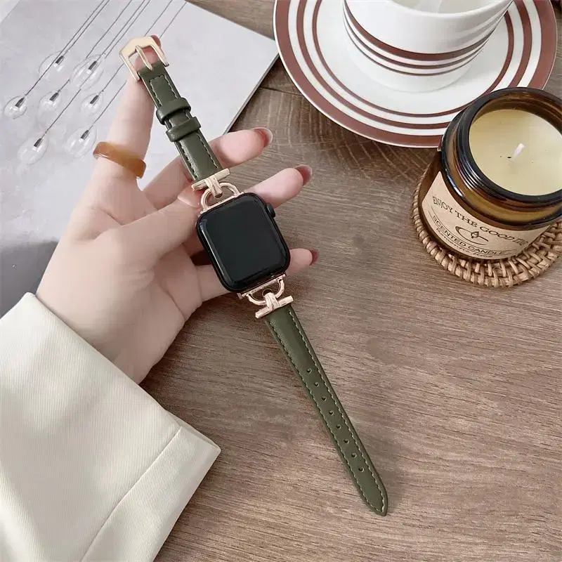 AppleWatch 메탈 레더 스트랩