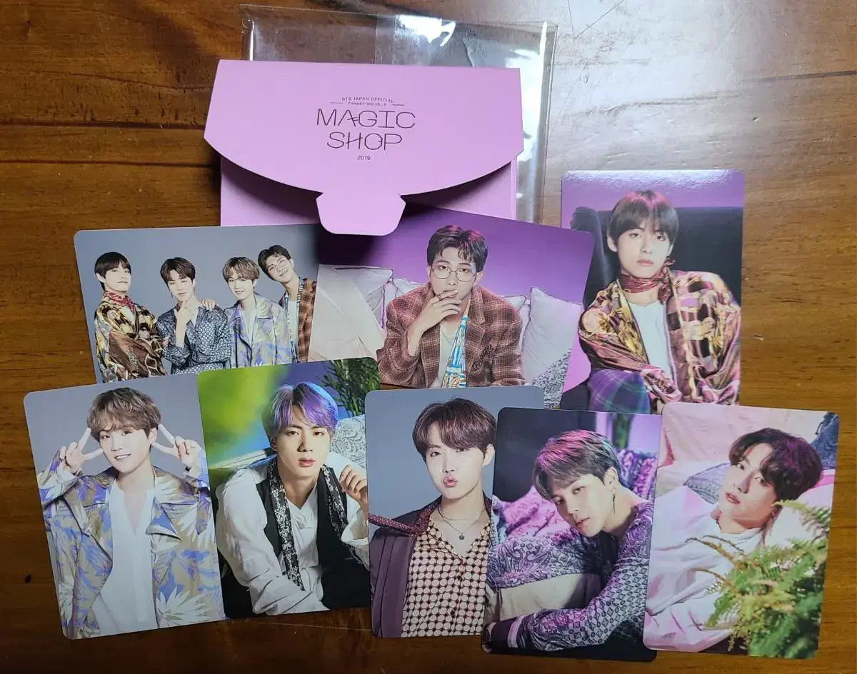 BTS Japan Magic Shop Mini Photocard Bulk Transfer